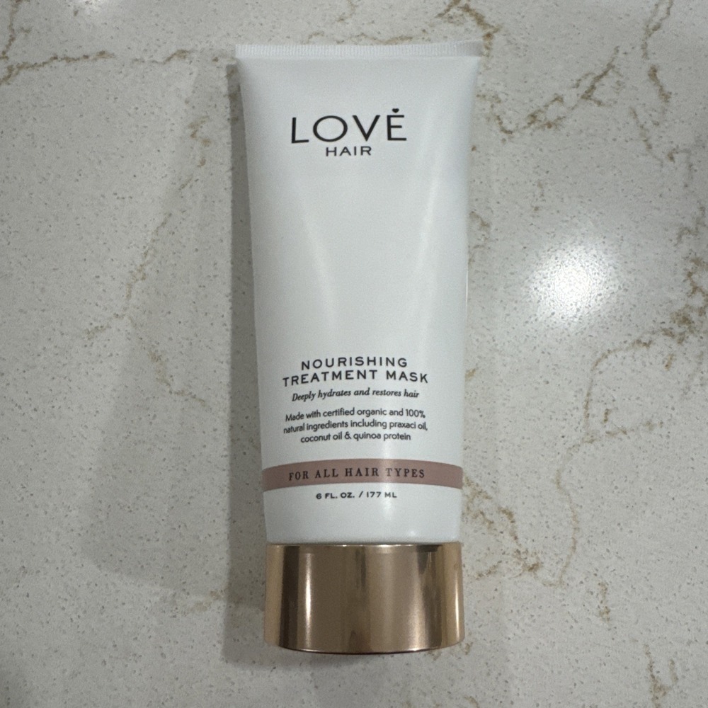 Love Hair Nourishing Treatment Mask All Hair Types Certified Organic 6oz Sealed